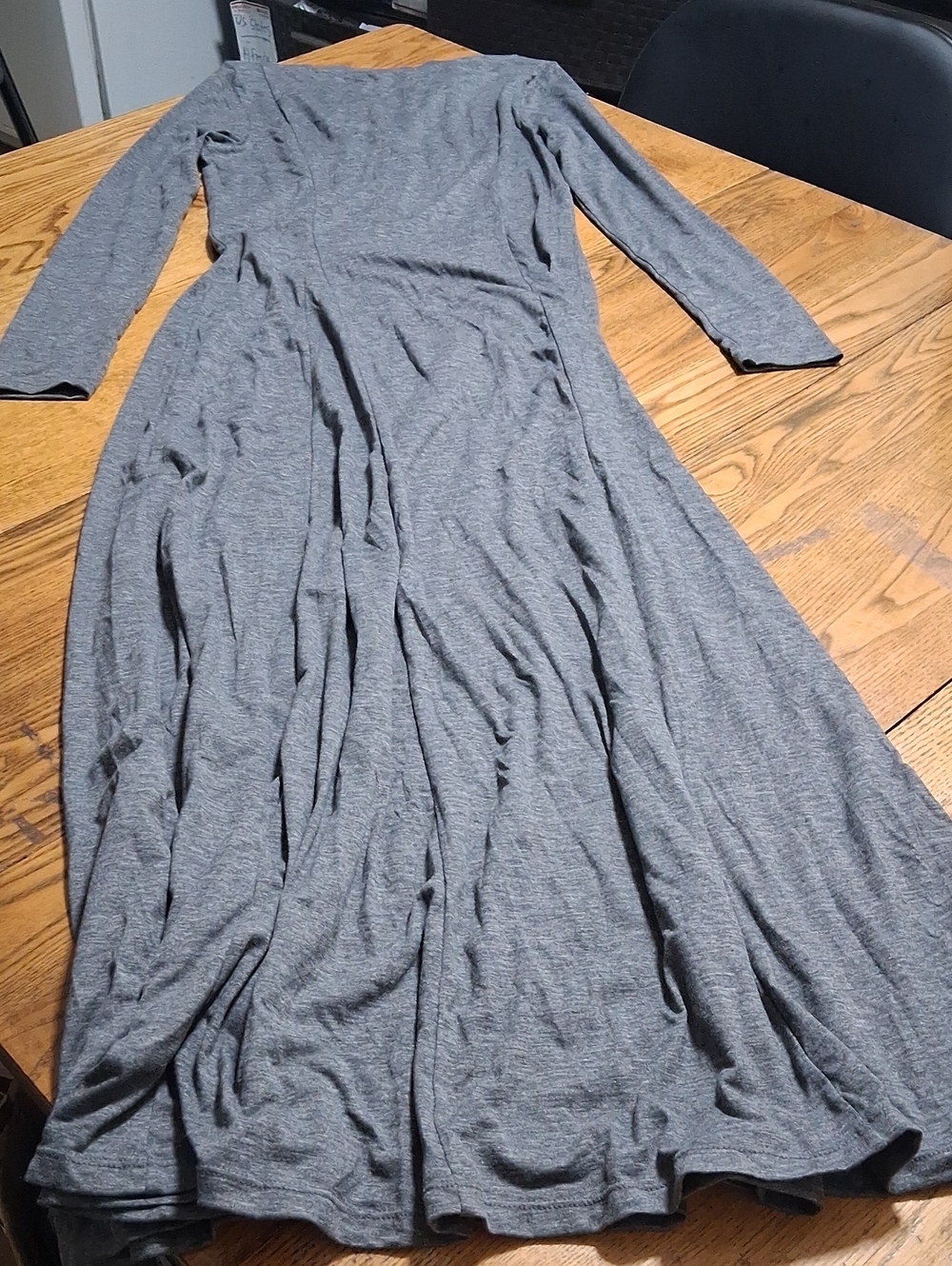 HALARA DRESS MEDIUM Long  Women New GREY GRAY  Casual Party MAXI - Picture 5 of 6